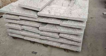 扬州芝麻白蘑菇石，自然面