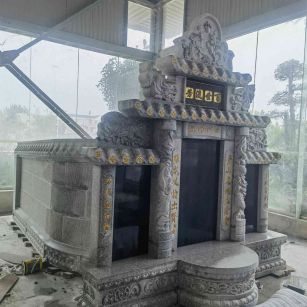 扬州套墓 墓碑 围坟石 异形定制
