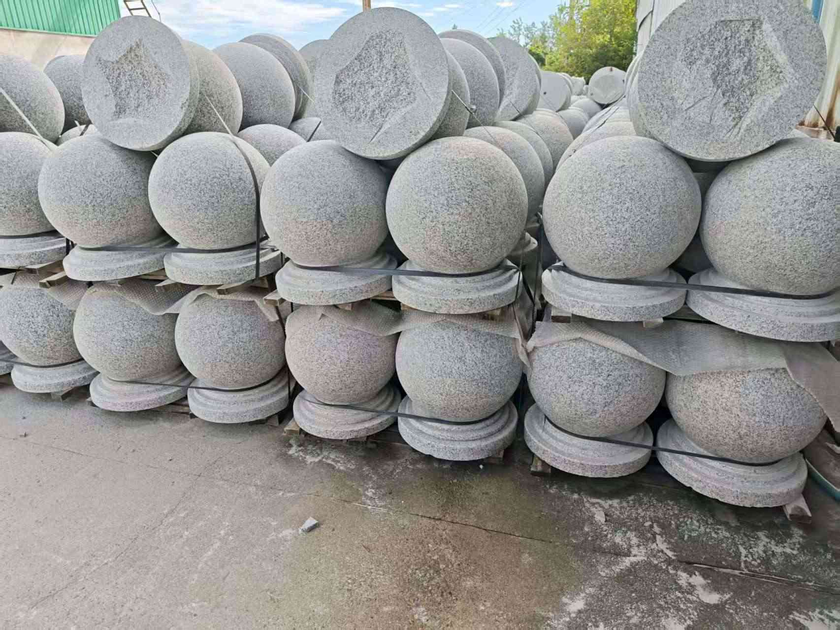 扬州圆球石球挡车球